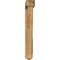 Ekena Millwork Traditional Arts and Crafts Rough Sawn Bracket w/ Offset Brace, Western Red Cedar, 6"W x 38"D x 44"H BKT0604X38X44TRA03RWR - alternate 2